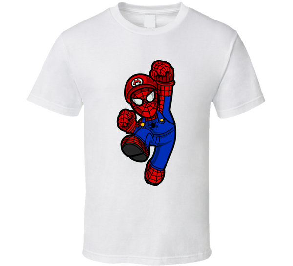 The Amazing Spider Mario T Shirt T-Shirt - Inked Threadz